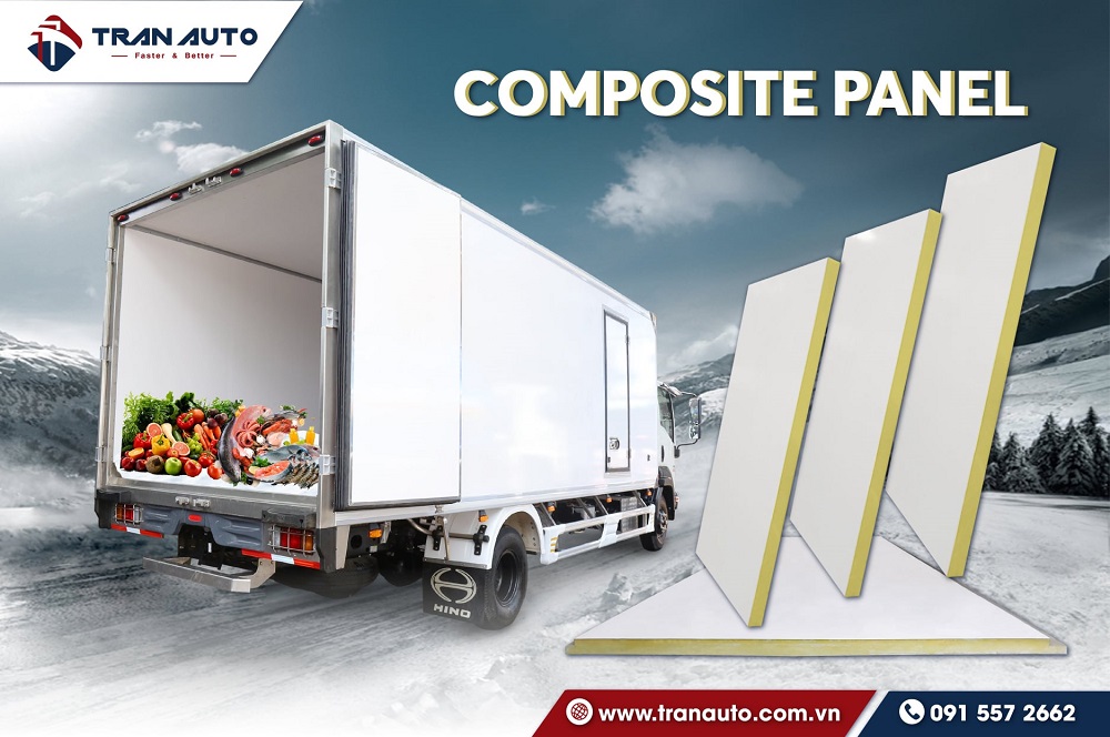 Vật liệu composite giúp giảm đáng kể trọng lượng thùng xe tải